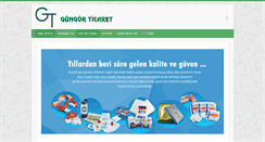 Desktop Screenshot of gungor-ticaret.com